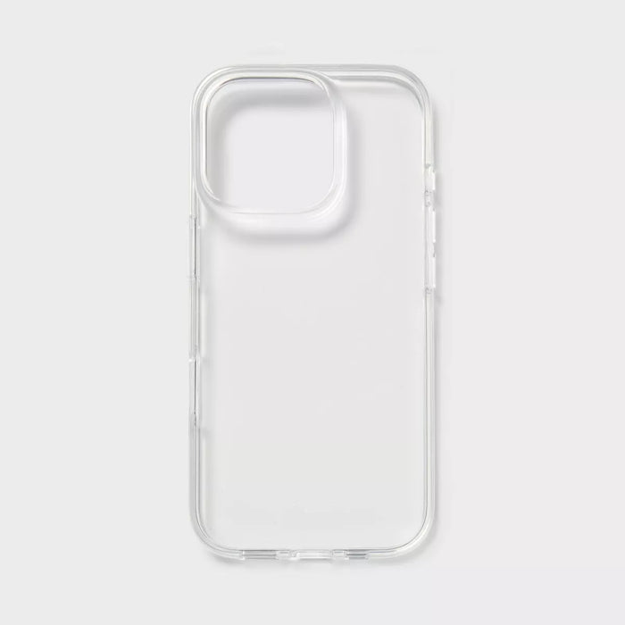 iPhone 16, 15, 14 Pro Transparent TPU Case - Shockproof Soft Silicone Protective Cover