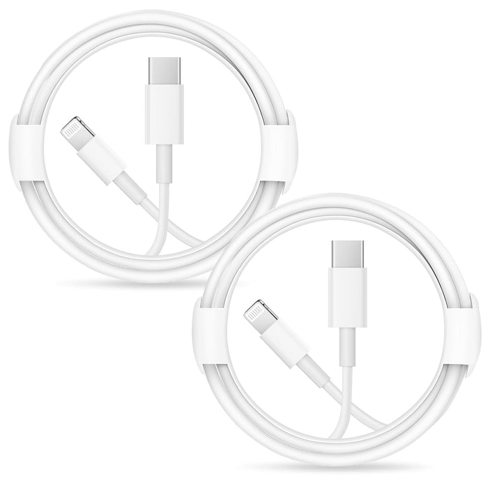 3FT USB-C Cable for Fast Charging & Data Transfer – USB-C to USB-C & USB-C to Lightning Compatible with iPhone 16, 15, 14, 13, 12, iPad