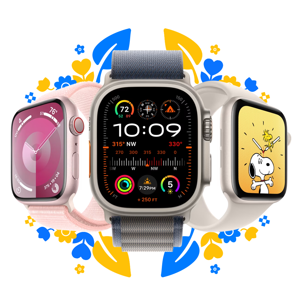 Full range of Apple watch